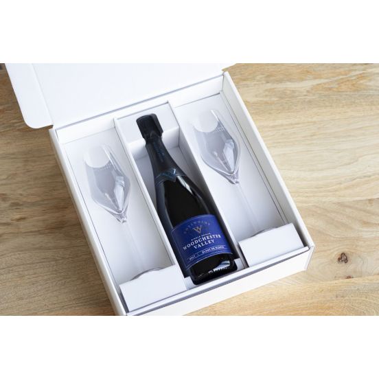 Gift box set with glasses